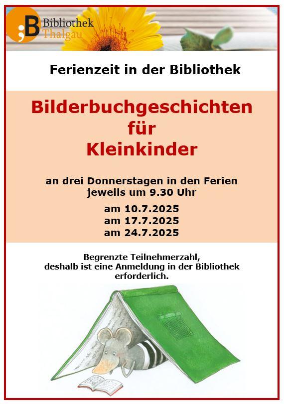 Termine Bilderbuchgeschichten 2025