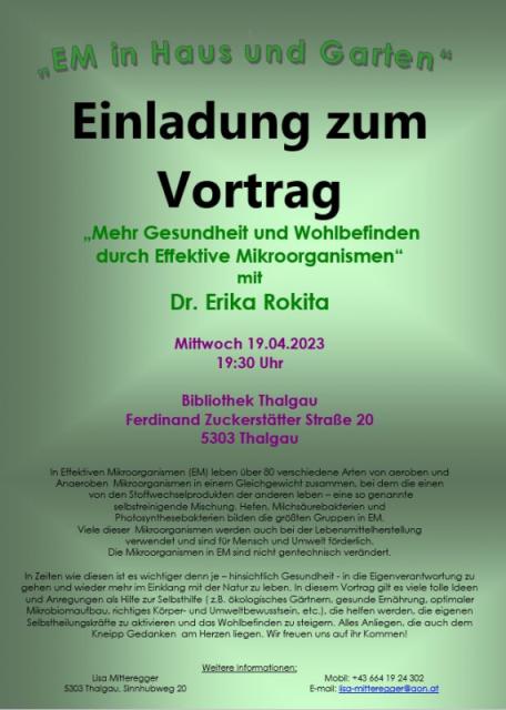 Gesundheitsvortrag 2023
