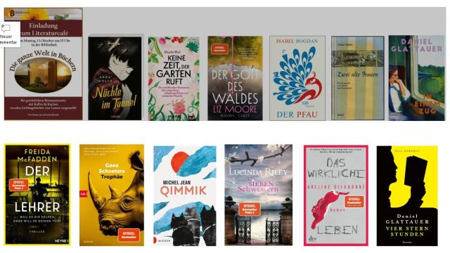 Literaturcafe Oktober 2025 Bücher